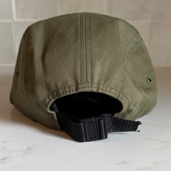 Supreme Olive Green Red Logo Utility Camp Cap 5 Panel Spring Summer 2013 SS13 - Picture 4 of 4